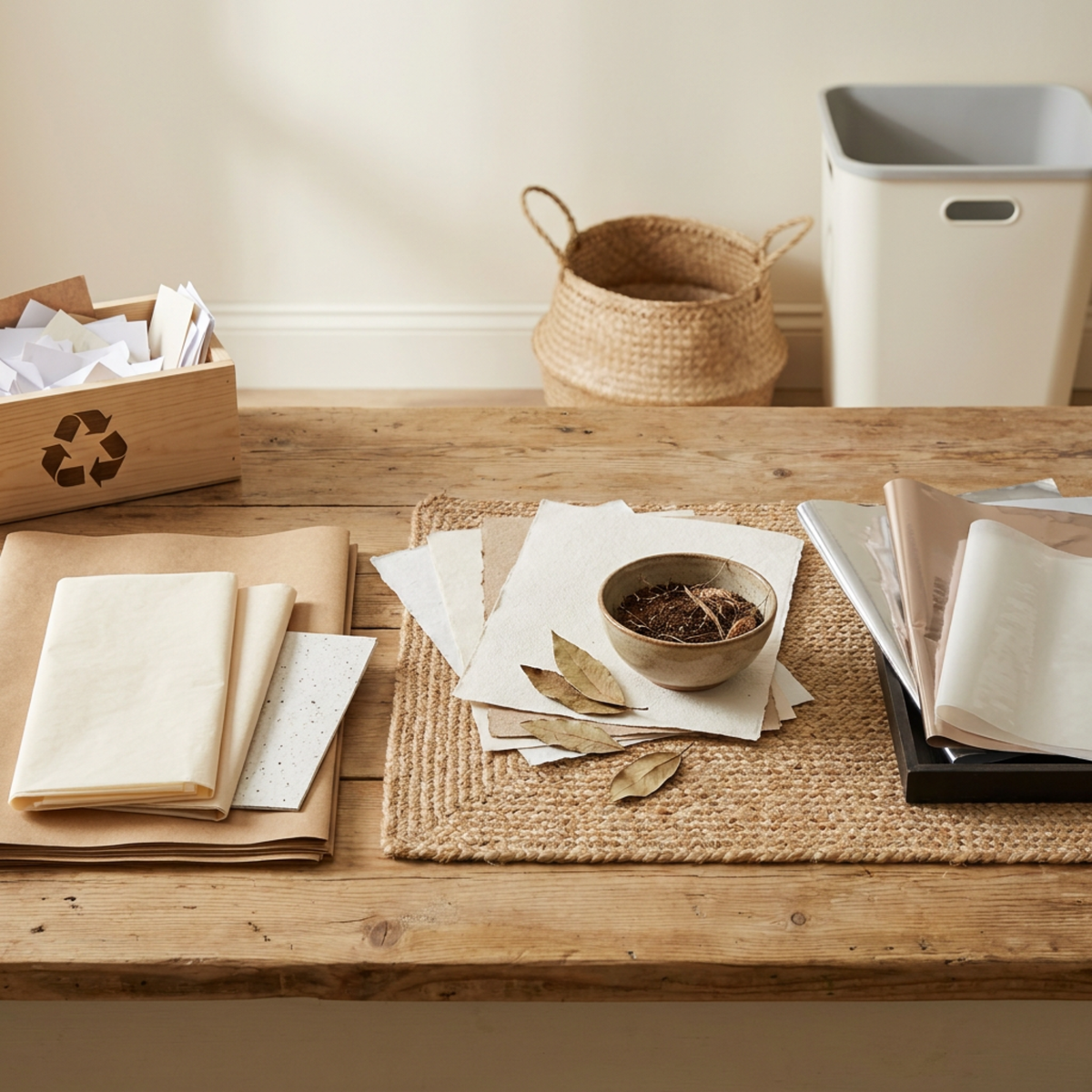 Kann man Blumenpapier recyceln oder kompostieren? Was wirklich stimmt