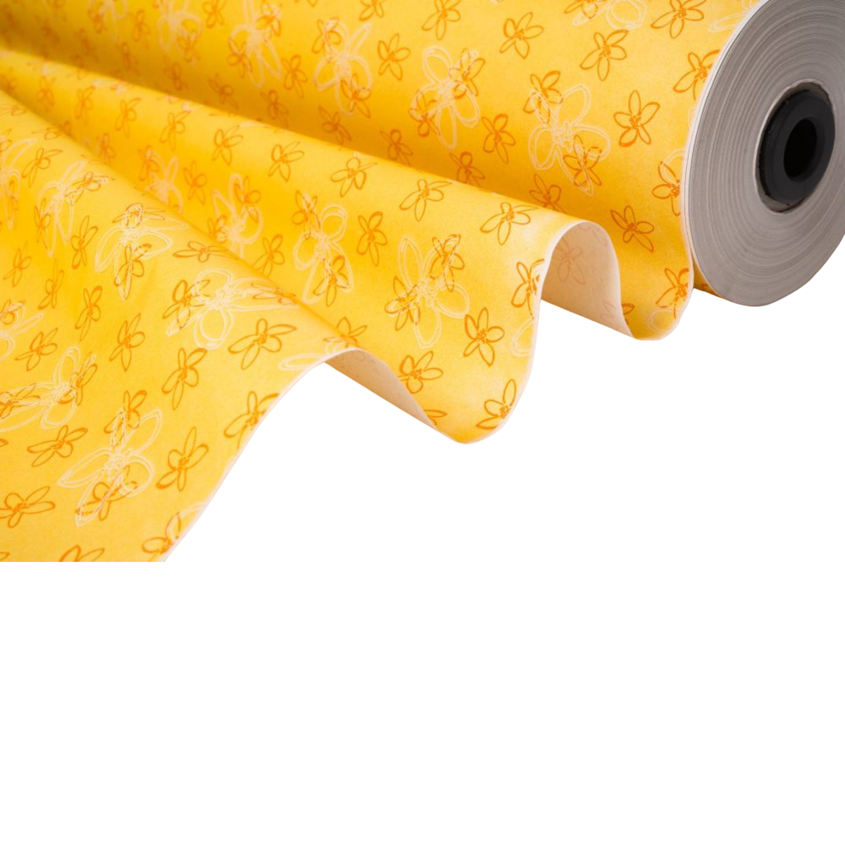 Ganzjahres-Kollektion Neutraldruck – Petit Fleur gelb