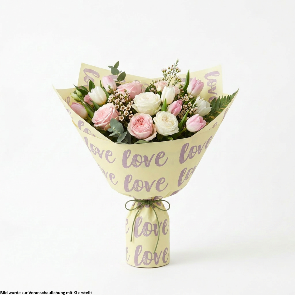 "Love" Papier – lavendel-vanille