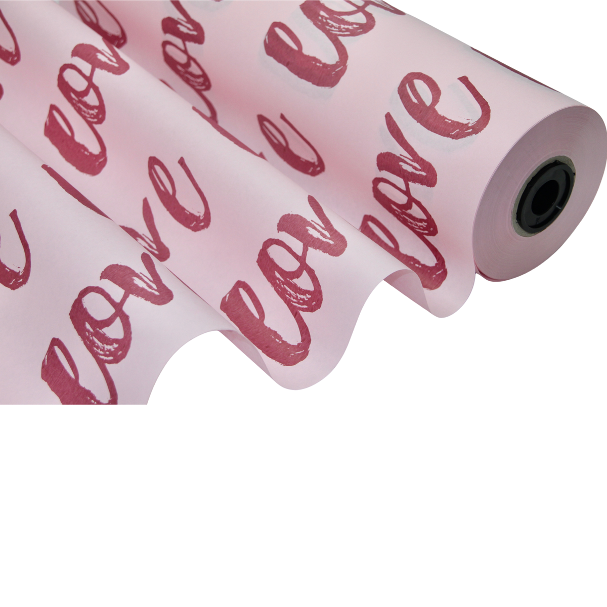 "Love" Papier – bordeaux-rosa