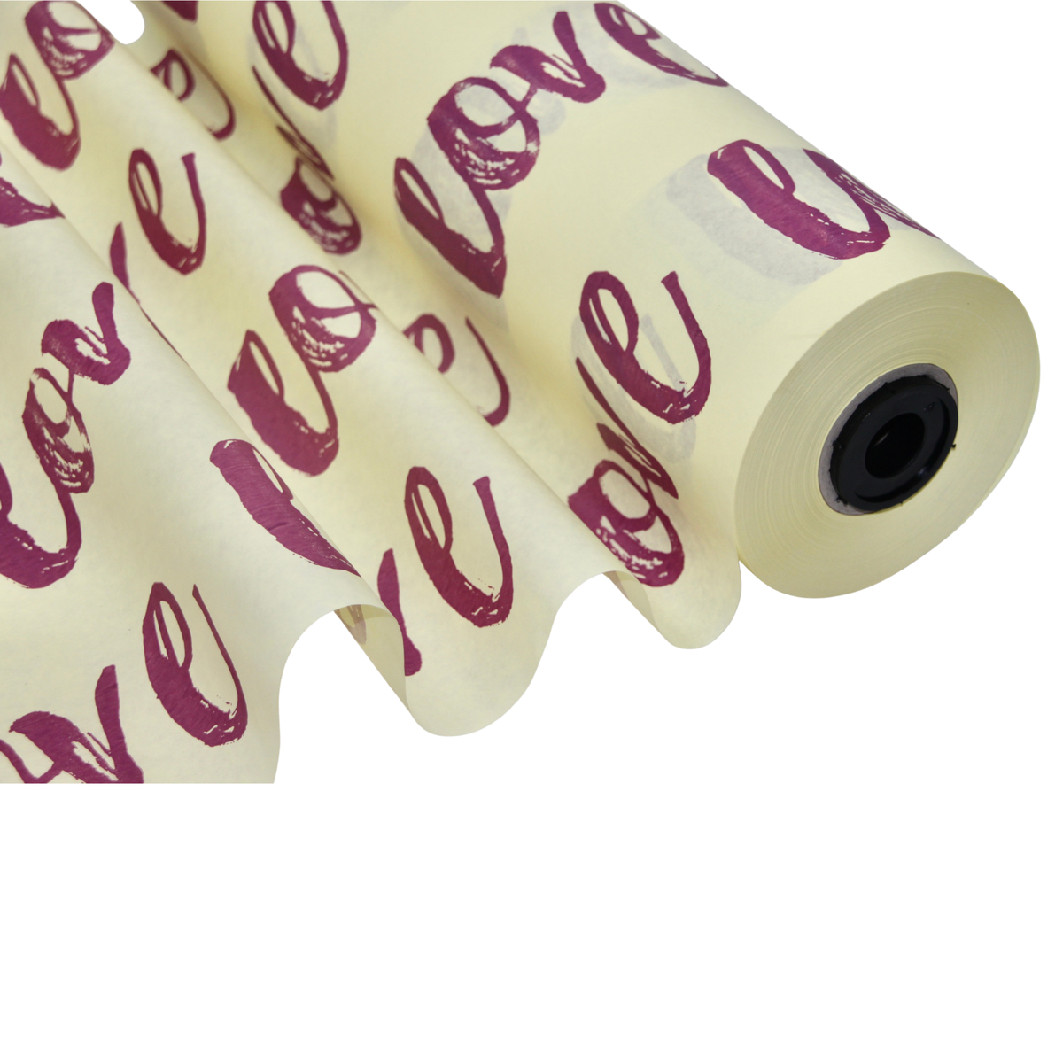 "Love" Papier – bordeaux-vanille