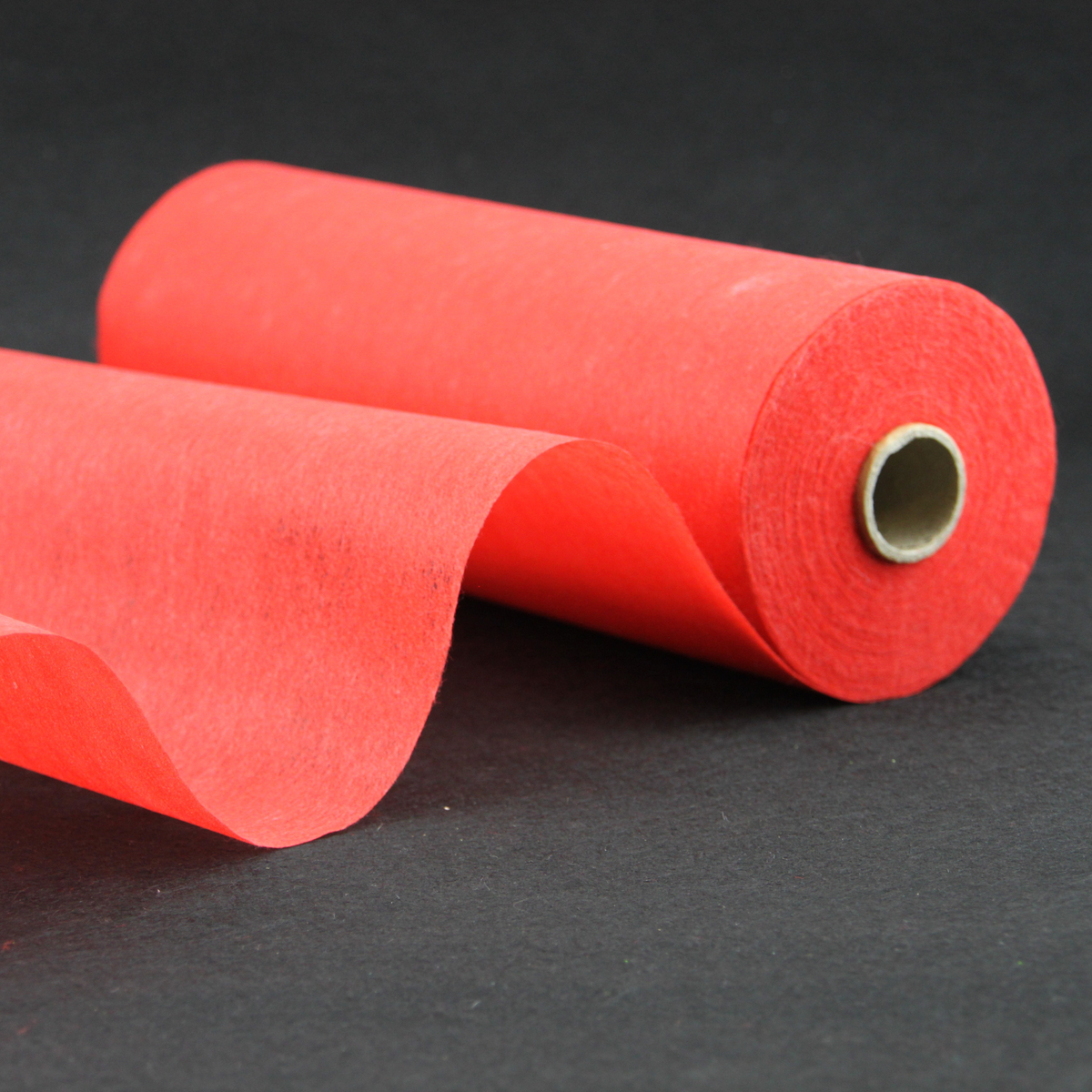 Fleece-Manschettenrollen – Kerzenrot