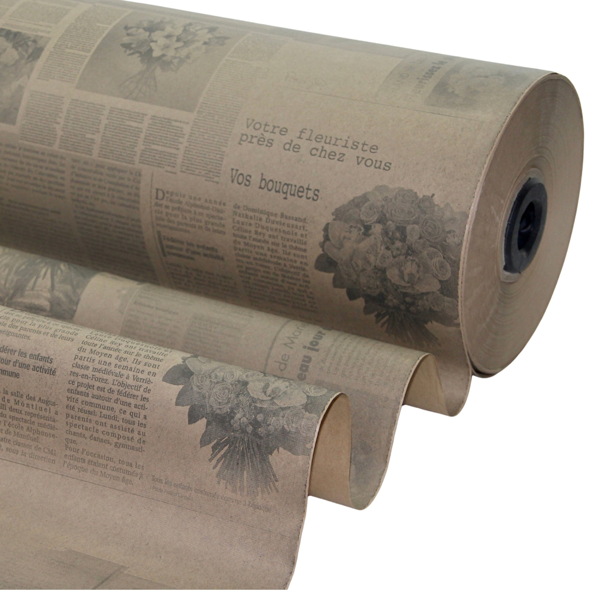 Ganzjahres-Kollektion Neutraldruck – Journal Francais anthrazit-braun velin