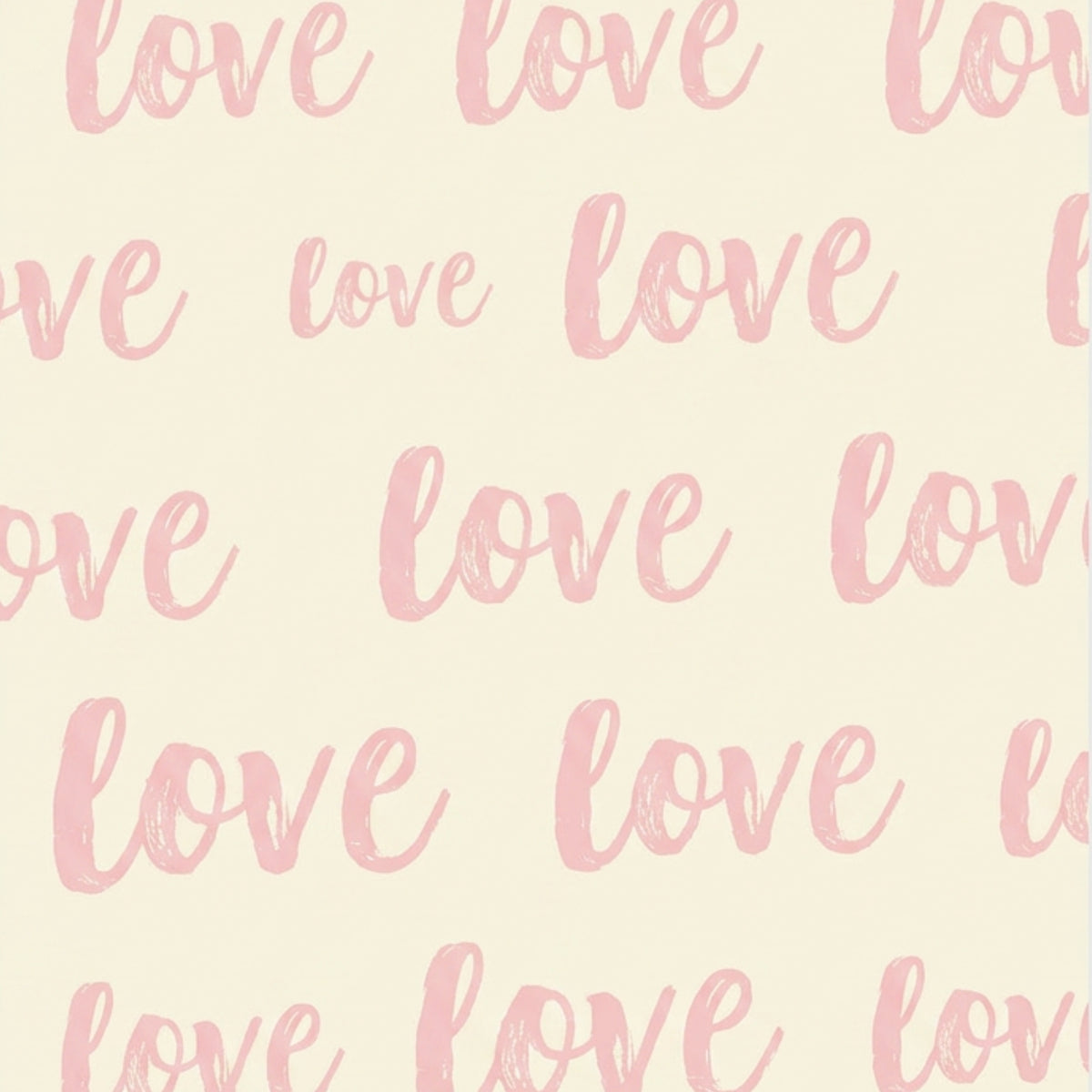 "Love" Papier – Farbmuster rosa vanille