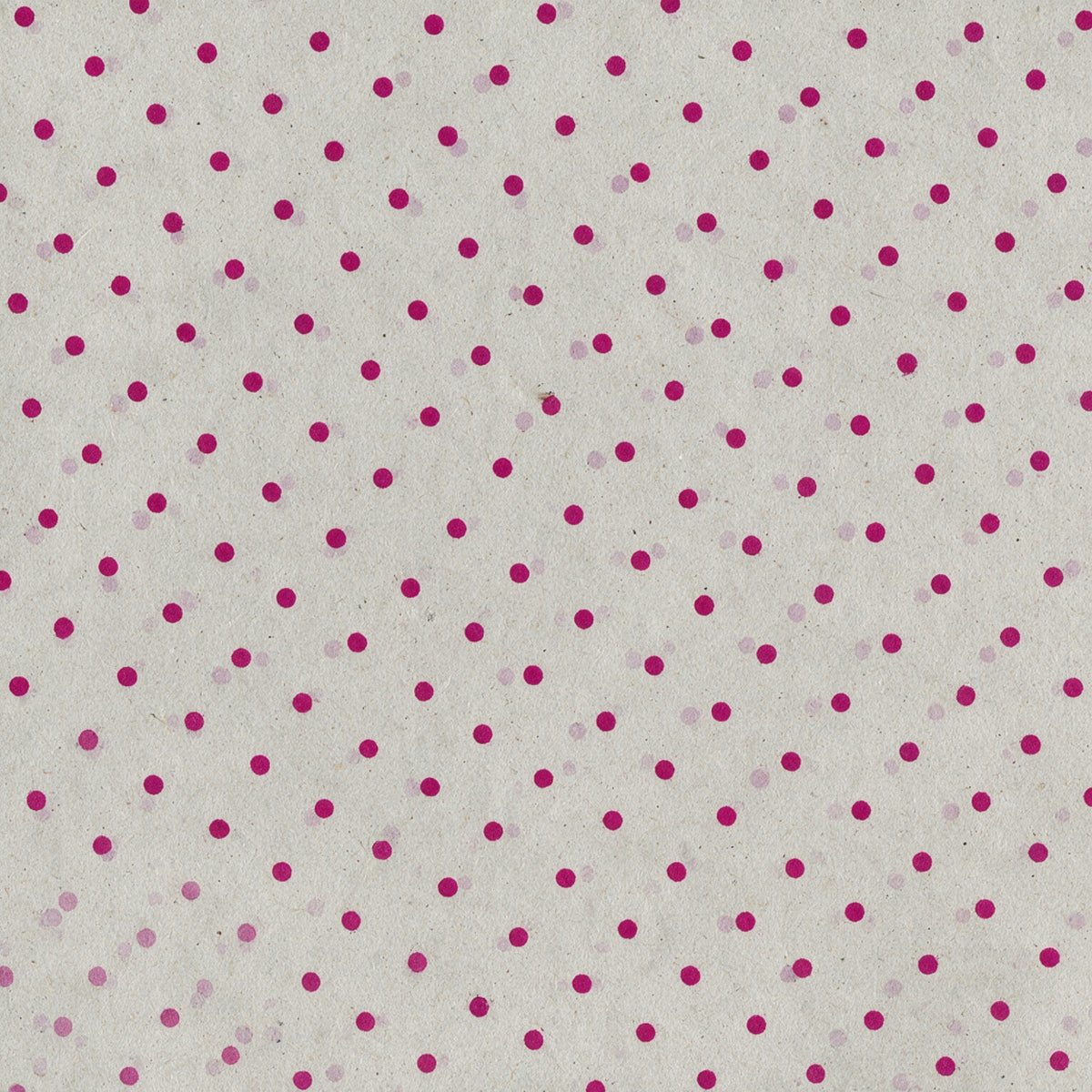"Zuckerrüben" Papier – Farbmuster Pünktchen pink