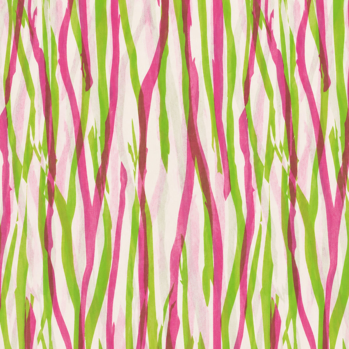 Blumella – Farbmuster Streifen 2 Color maigrün pink