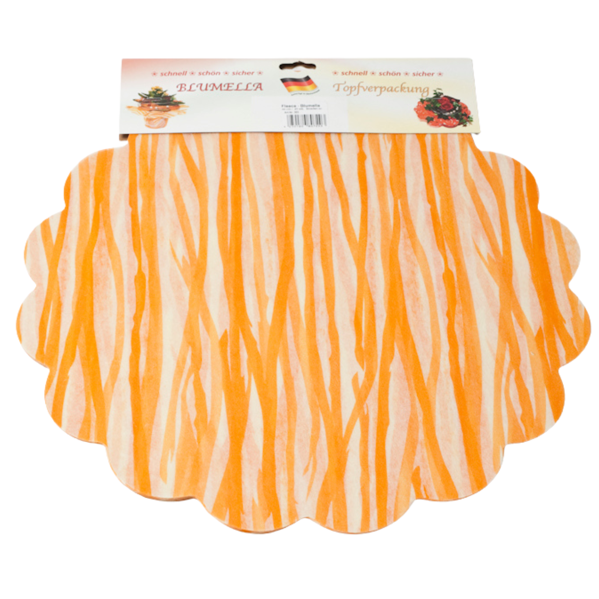 Blumella – Streifen orange