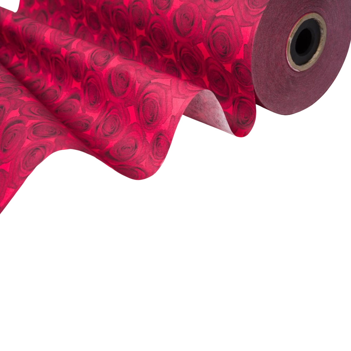 Ganzjahres-Kollektion Neutraldruck – Rosen schwarz-rot