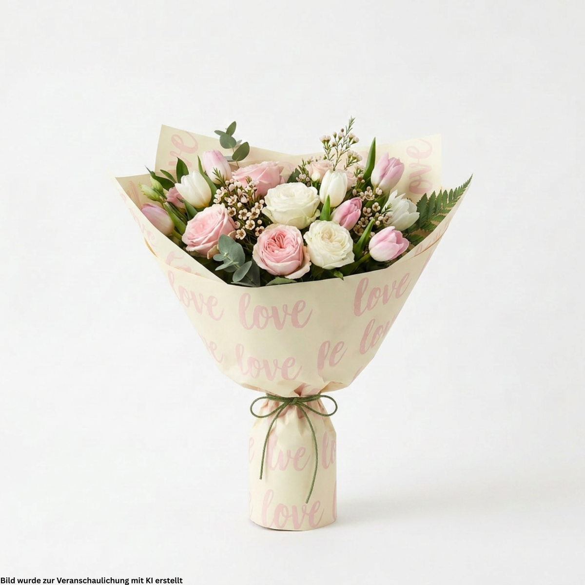"Love" Papier – rosa-vanille