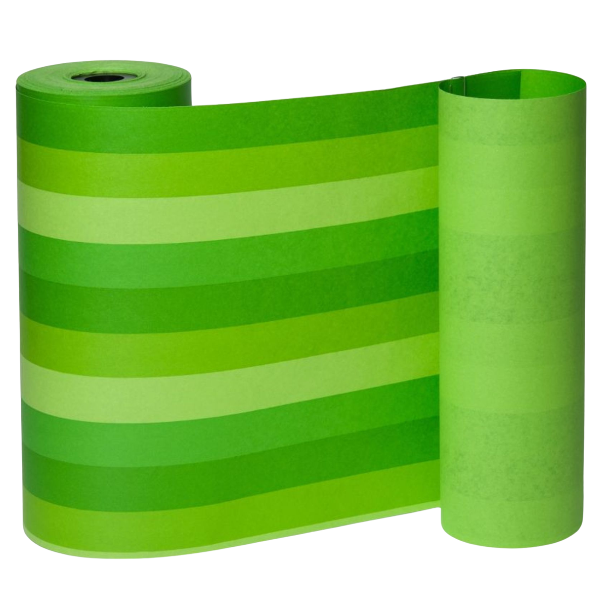 Manschettenpapier Dekor – Balken maigrün