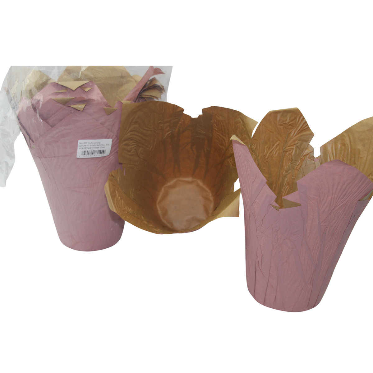 "Quick Pot" Topfverpackung – Rosa