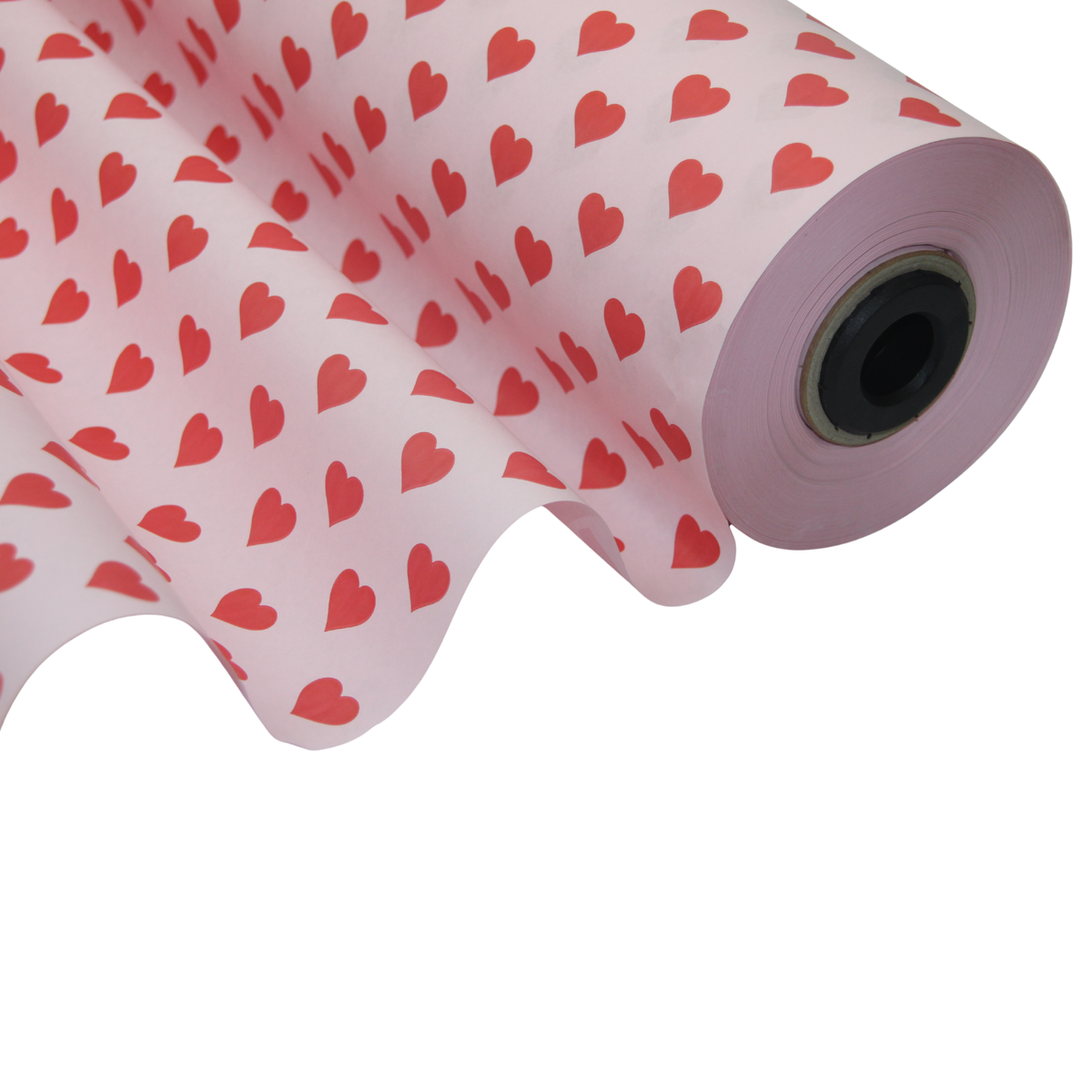 "Sweet Hearts" Papier – rot auf Rosa