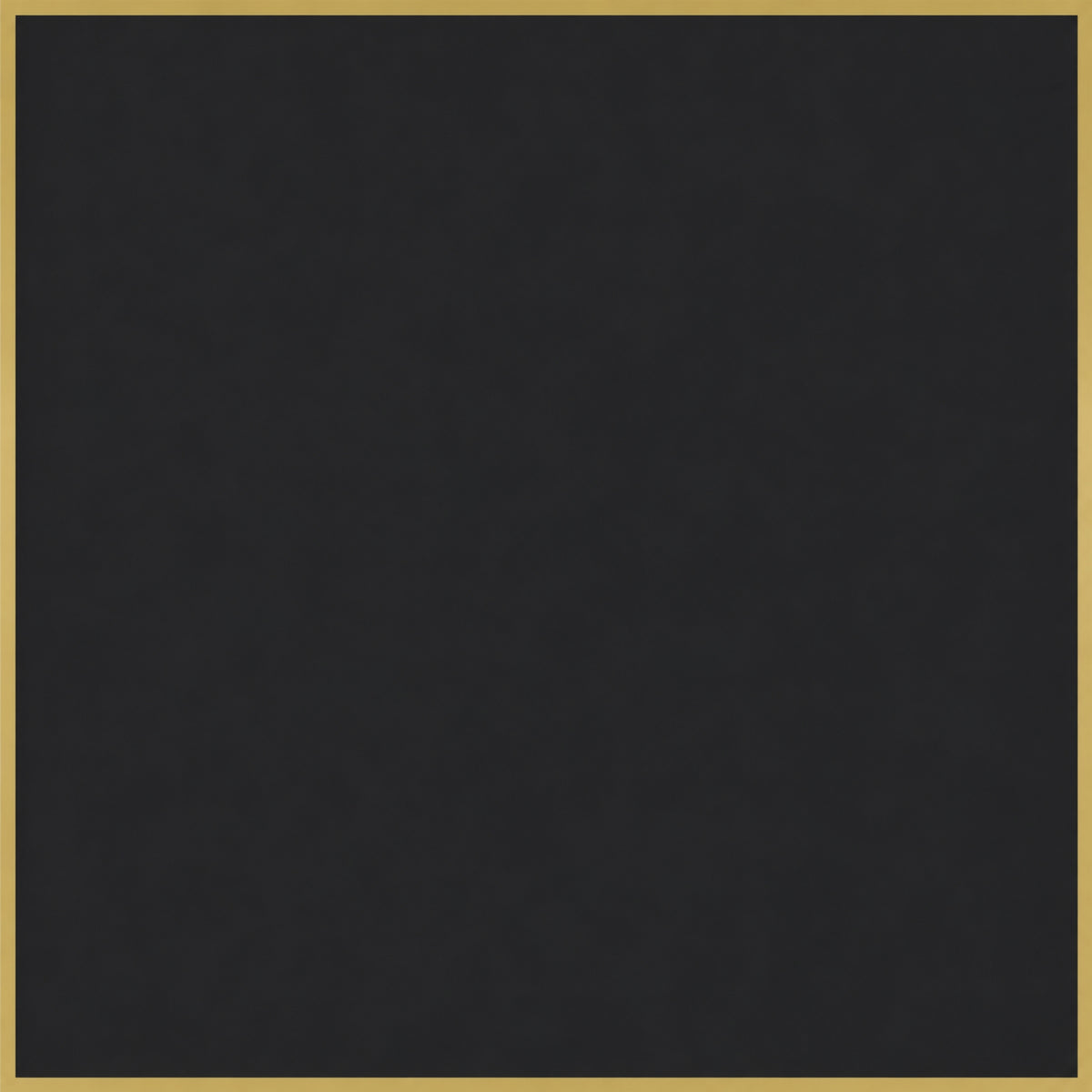 "Transmatt" Paperlook – Farbmuster UNI schwarz mit gold Rahmen