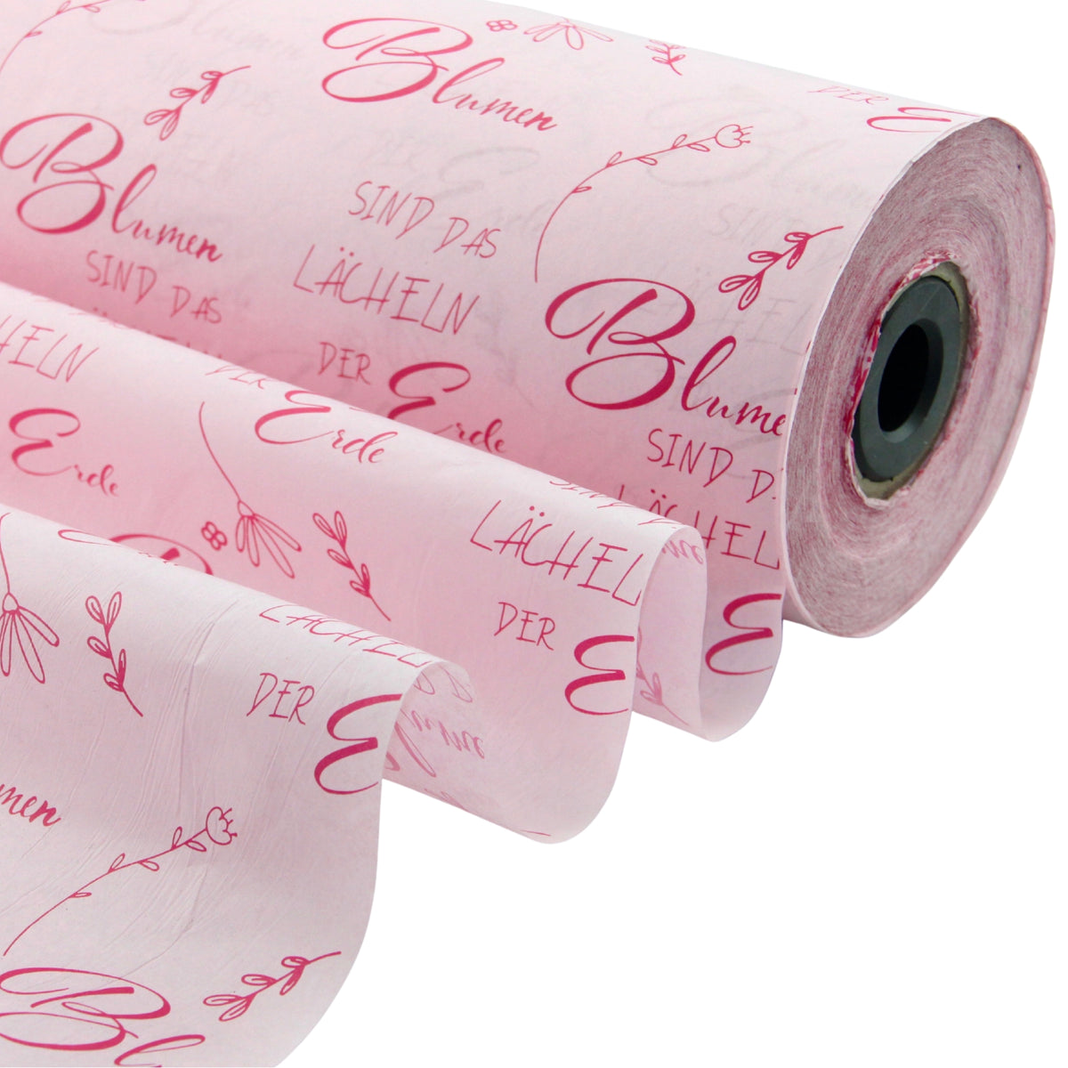 Ganzjahres-Kollektion Neutraldruck – Blumenlächeln rosa