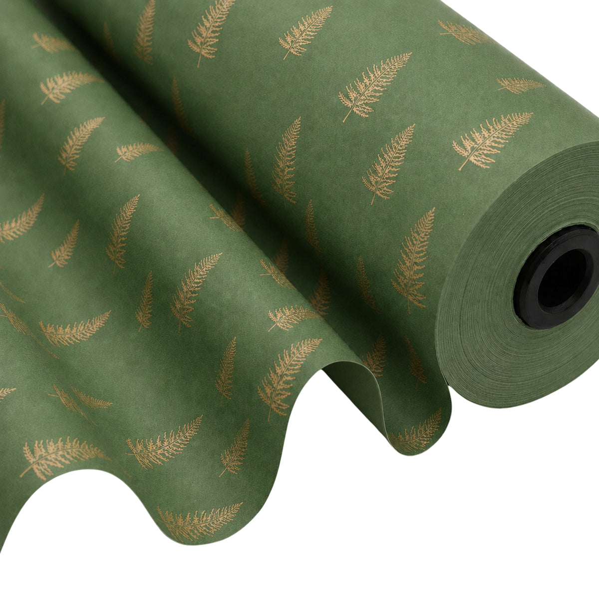 Papierkollektion Weihnachten – Tannenbäume tannengrün-gold