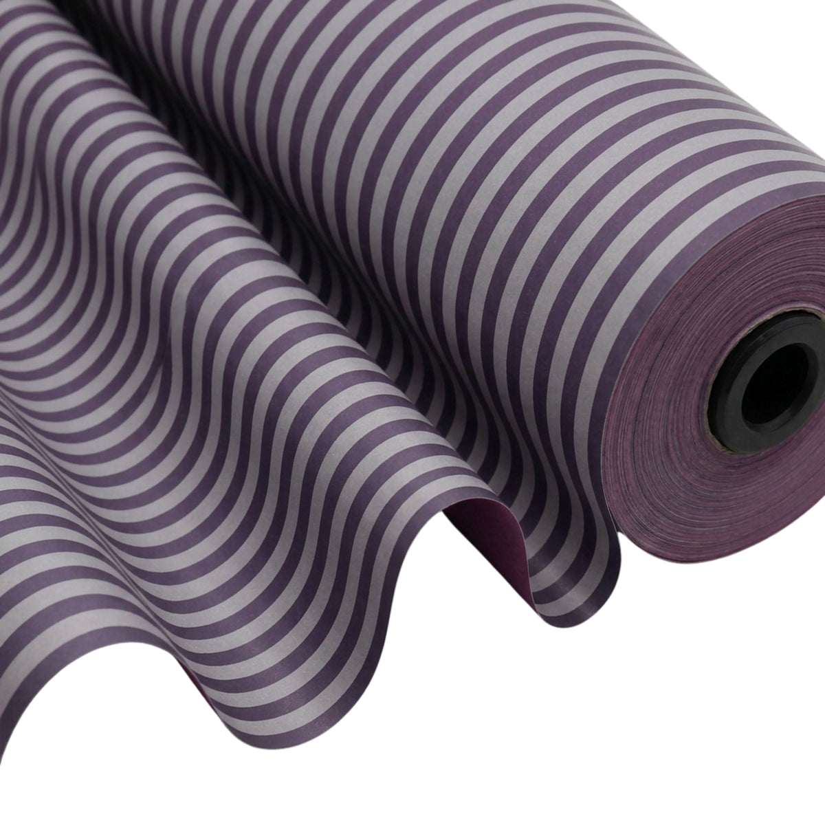 Papierkollektion Weihnachten – Streifen hellgrau-purple
