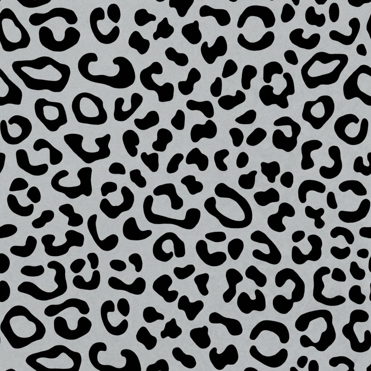 Manschettenpapier Dekor – Farbmuster leo grau schwarz