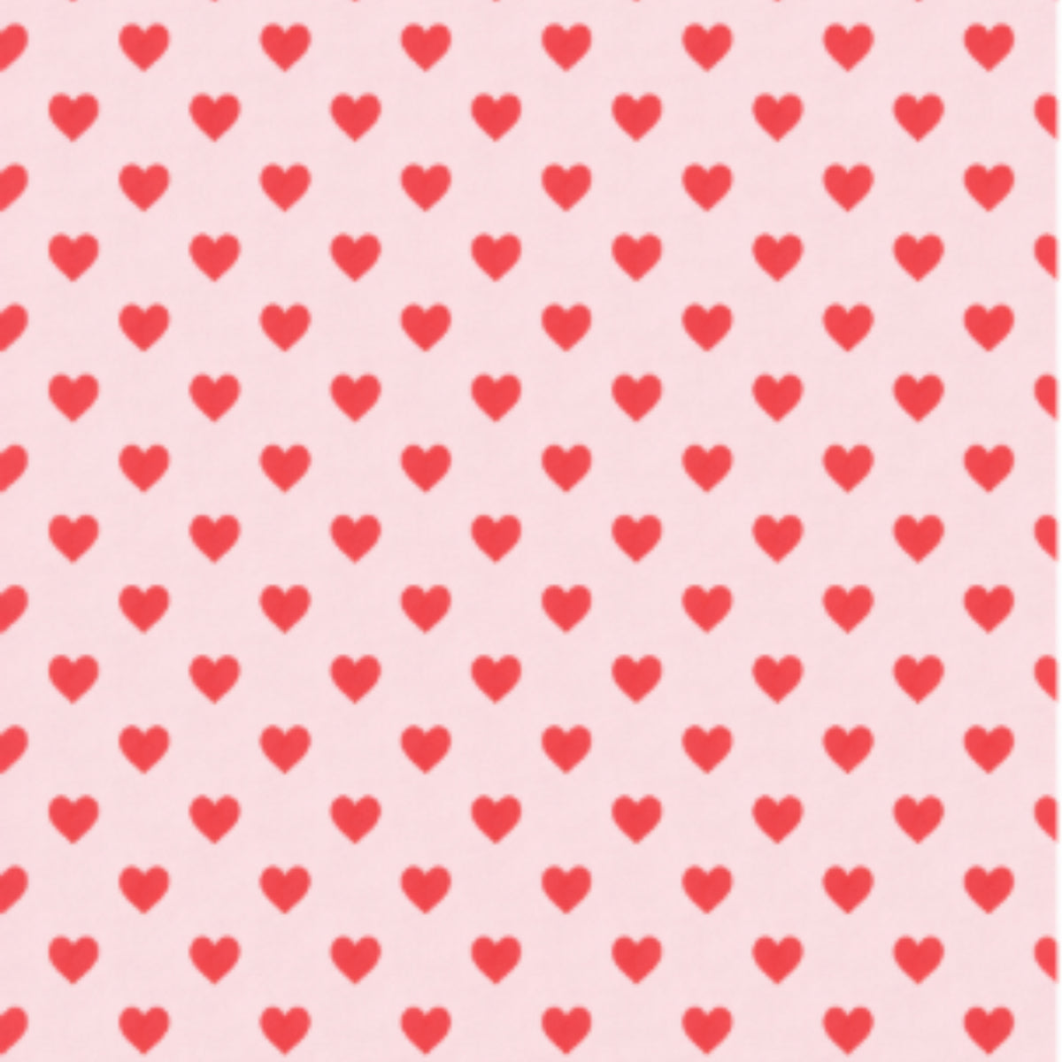 "Sweet Hearts" Papier – Farbmuster rot auf rosa (45g)