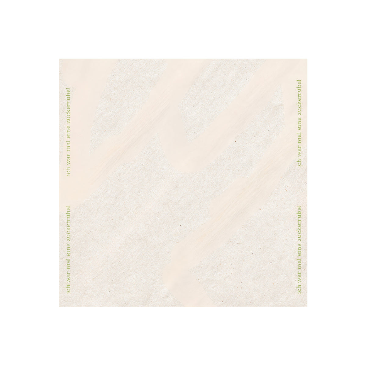 "Zuckerrüben" Papier – Farbmuster Natur